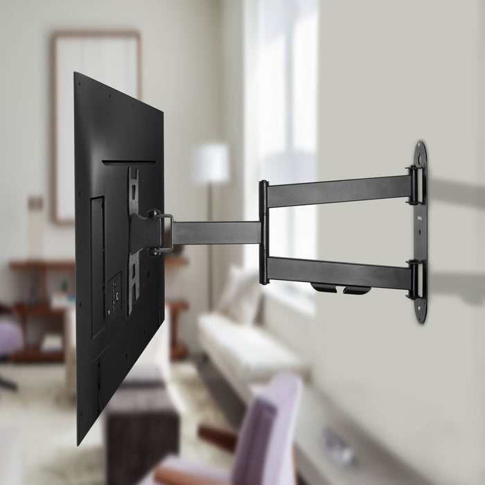 Duronic TVB1135 Universal TV Wandhalterung - Schwenkbar und Neigbar - Halterung für 23 bis 37 Zoll Fernseher - Belastbarkeit bis 25 kg - VESA 75x75 bis 200x200 - LED, OLED, QLED, LCD, Plasma, Curved