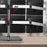 Duronic DM756 Monitorhalterung - Monitorständer für 6 Monitore bis 24 Zoll - VESA 75/100 - Belastbarkeit 5kg - Höhenverstellbar - Vertikal und horizontal Neigbar (-) 15° - Drehbar 360° - 30° Winkel