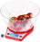 Duronic KS6000 RD Digitale Küchenwaage | Ultradünne Küchenwaage rot mit digitalen Display hintergrundbeleuchtet |1 g - 5 kg Kapazität mit 2 L Schüssel |Tara Funktion | Hochpräzisions Sensoren | Ideal zum Backen oder als Präzisonswaage