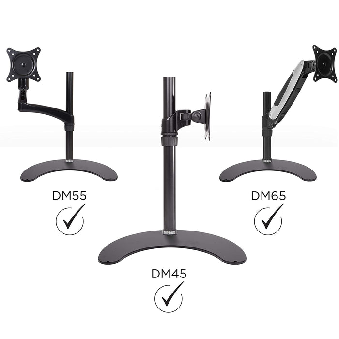 Duronic DM25 Stand Standfuß für Monitorhalterung - Kompatibel mit DM15 DM 25 DM35 DM453 - Monitorhalterung Basis für Schreibtisch - Alternative zur Tischklemme