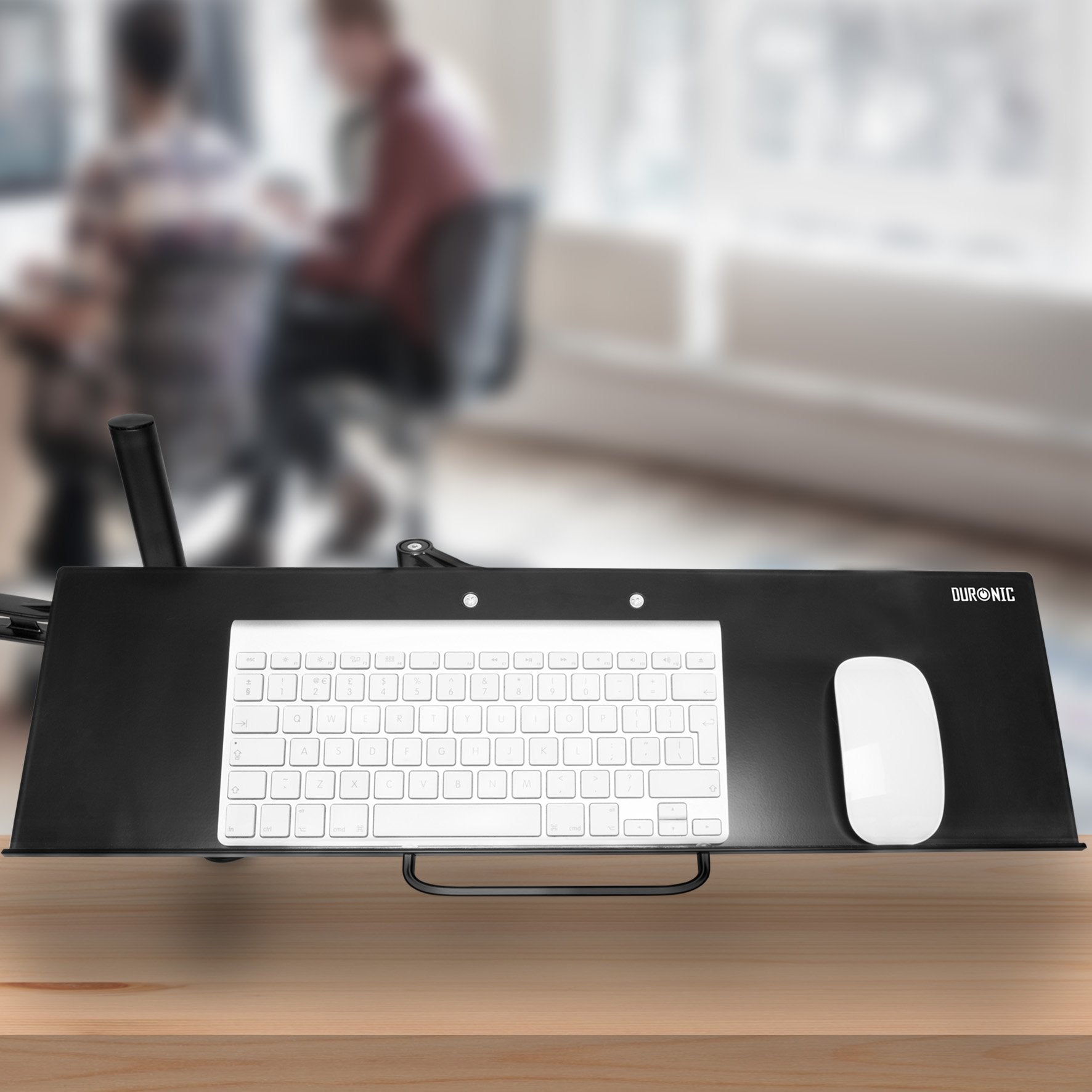 Duronic DM0K1 Tastaturhalterung | Keyboardauflage zum Anhängen | Kompatibel mit Duronic Monitorhalterungen und Monitorständern