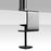 Duronic DM35-80 80 cm Stange - Erweiterung für Monitorhalterung - Einfache Tischklemme für Montage - Kompatibel mit Tischhalterung von Duronic - Hohe Flexibilität in Monitorhöhe - Verlängerung