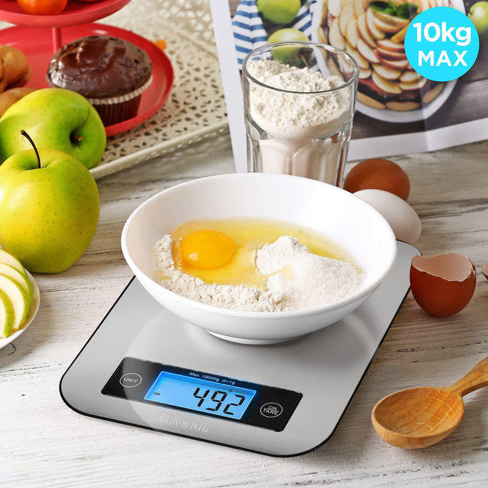 Duronic KS1007 Küchenwaage | 10 kg Digitalwaage | 1 g grammgenau Präzi