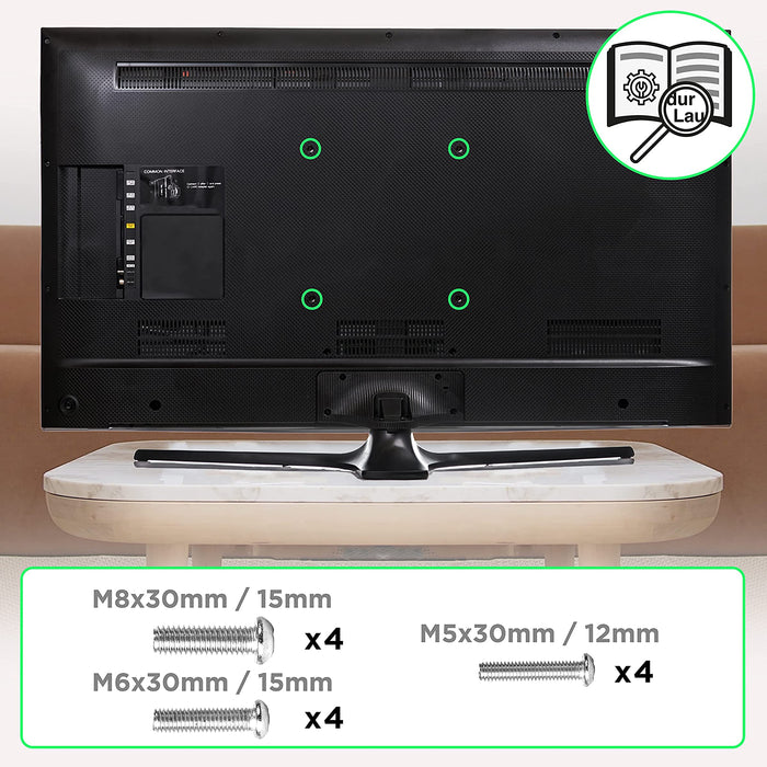 Duronic tvb103 m Super Heavy Duty Premium abschließbar schwarz universal 83,8 cm-65 LCD/Plasma/LED/3D/4 K TV Wandhalterung Neigung mit [Sicherheit Locking Bar]  Max VESA 600 x 400