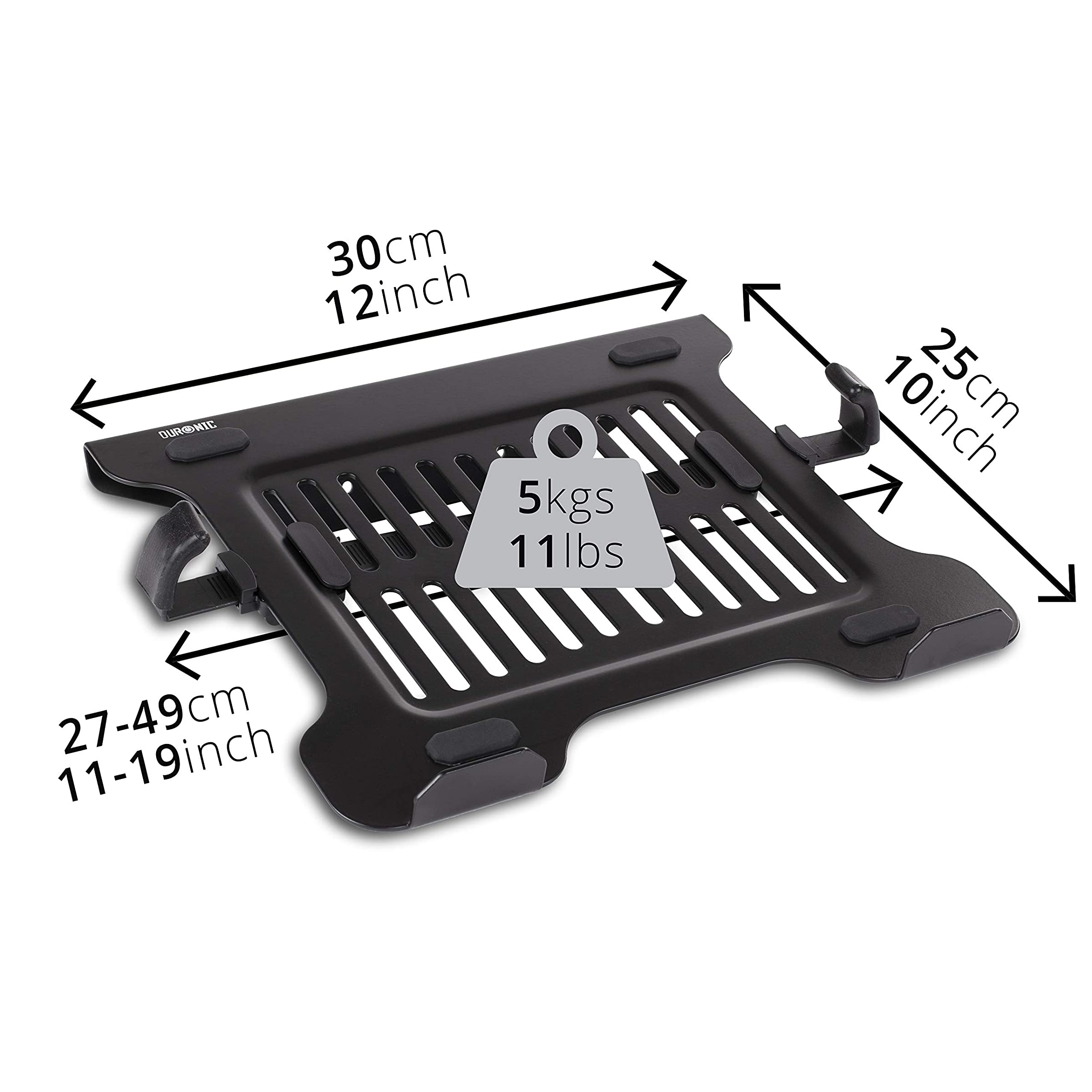 Duronic DML7 Laptop- | Tablet-Halterung | kompatibel mit allen Duronic Monitorhalterungen