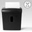Duronic PS712 Aktenvernichter - Kompakter Shredder bis zu 5 A4 Blatt - 12 L Auffangbehälter - Kreuzschnitt GDPR: Datenschutz - Ideal für Kleinbüro, Freiberufler, Privatgebrauch