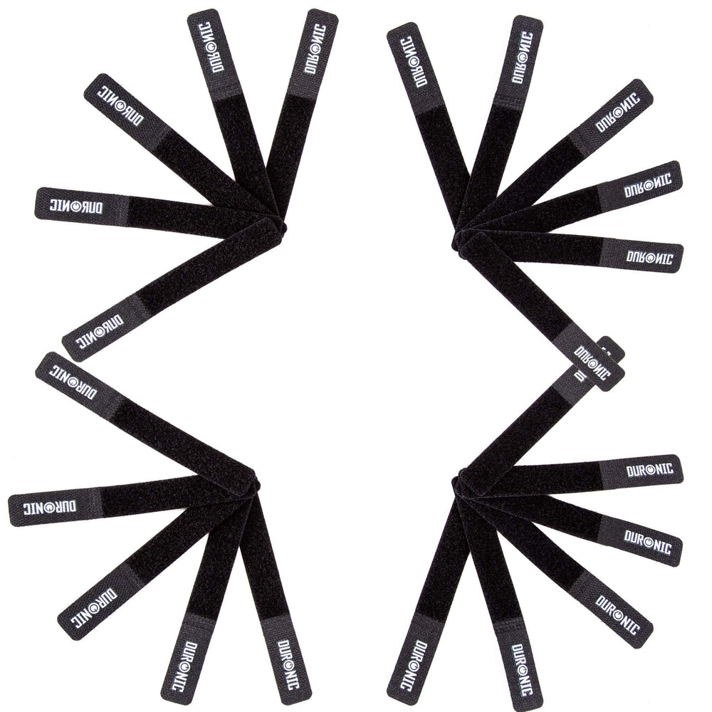 24 Stück Wiederverwendbare Silikon-Kabelbinder – Praktischer Kabel-Organizer Mit Schnalle, Waschbar Und Flexibel