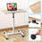 Duronic WPS67 Sitz-Steh-Schreibtisch | Ergonomischer Schreibtisch | 70x48cm Plattform | 30 kg Kapazität | Höheneinstellbar Mehrzweck- Schreibtisch für Erwachsene & Kinder | Beamerwagen