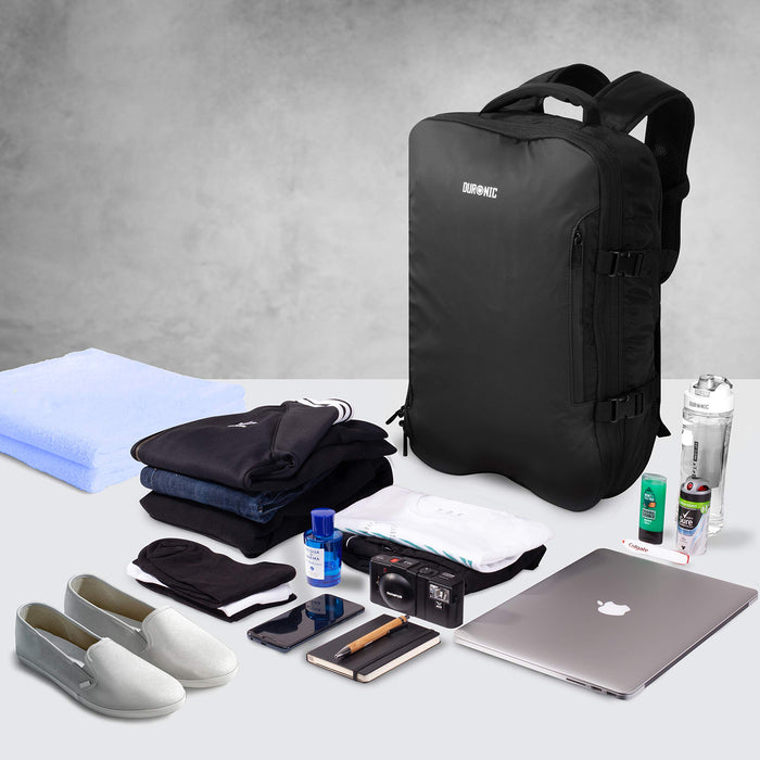 Duronic LB325 Laptop Rucksack | Business Rucksack | Reisetasche | 55 x 40 x 20 cm | wasserabweisend | Arbeit | Uni | Schule | Reisen |Männer | Frauen