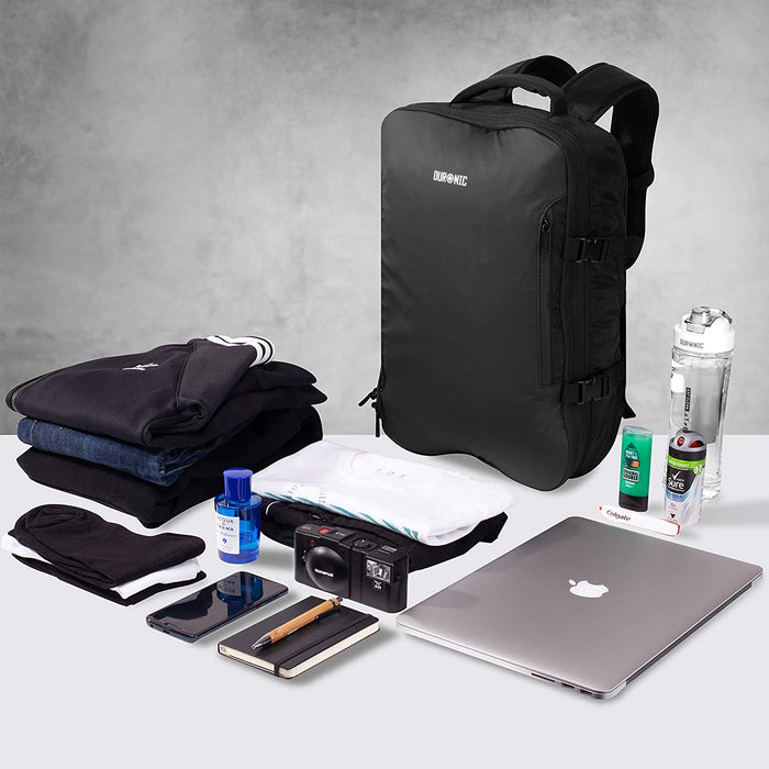 Duronic LB25 Laptop Rucksack | Business Rucksack | Reisetasche | 48 x 32 x 20 cm | wasserabweisend | Arbeit | Uni | Schule | Reisen |Männer | Frauen