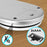 Duronic KS5000 SR/SS Küchenwaage | 5 kg Digitalwaage oval mit 2,5 L abnehmbarer Schüssel | 1 g grammgenau Präzision-Feinwaage | Haushaltswaage mit Tara-Funktion | Digitale Waage mit Hold-Funktion