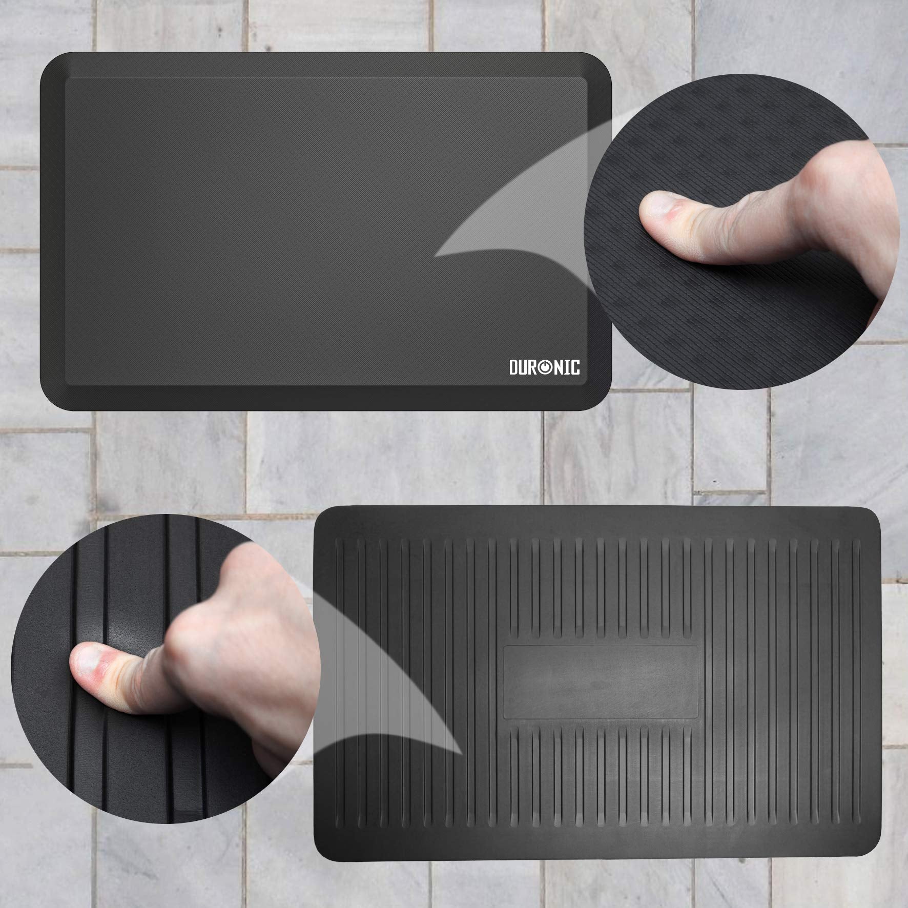 Duronic DM-MAT1 Fußmatte elastisches Gummimaterial
