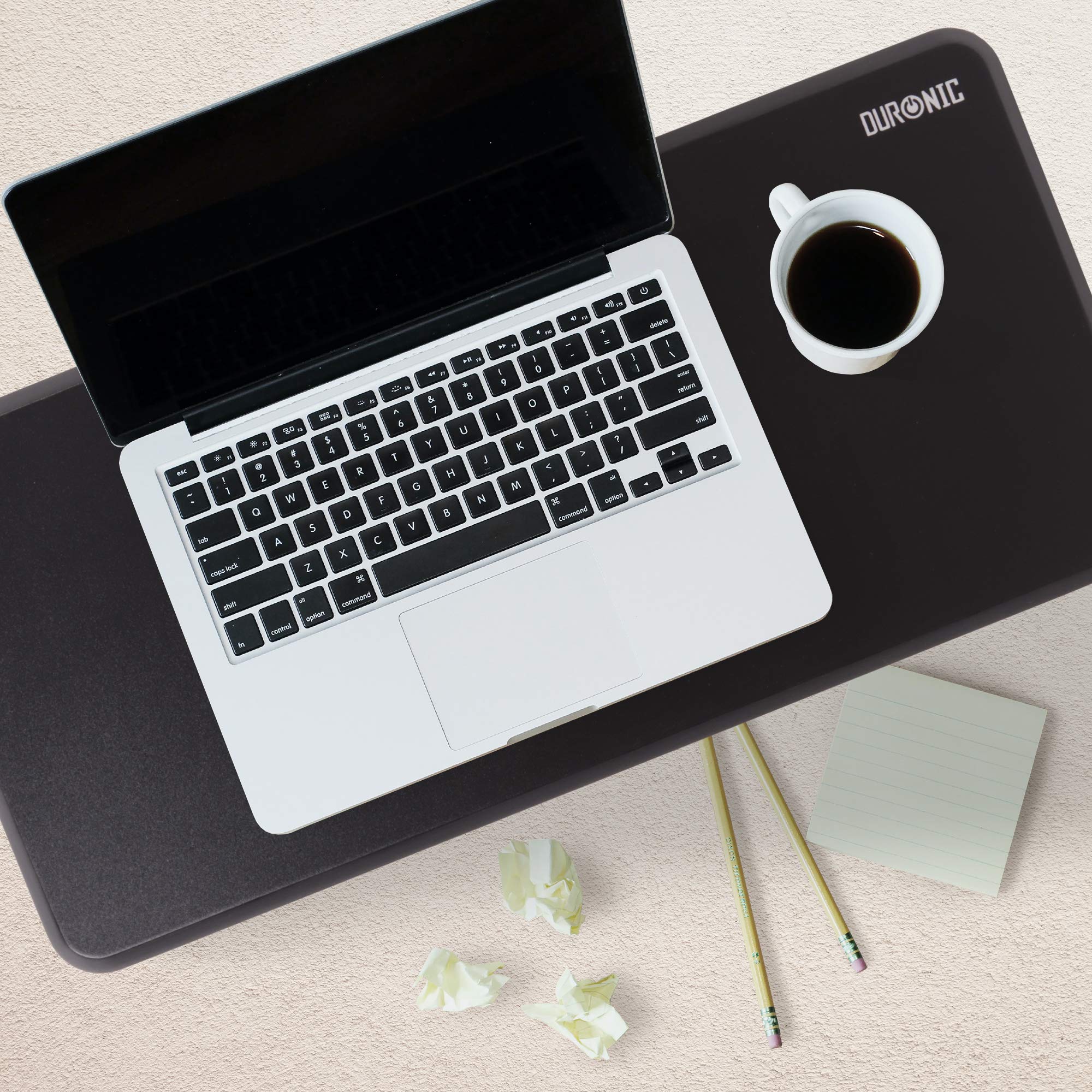Duronic DM06-1 BK Draufsicht Platz für Laptop