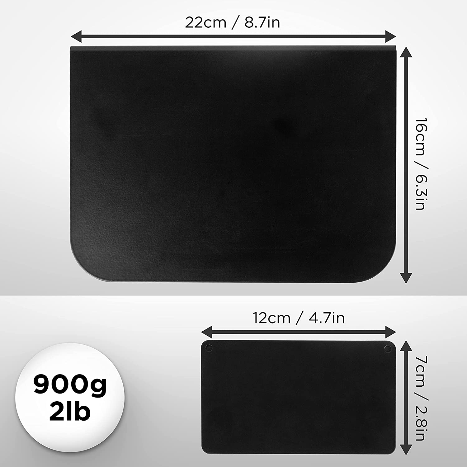 Duronic DMSC1 Tischkantenschutz für Monitorarme Maße 900g Gewicht