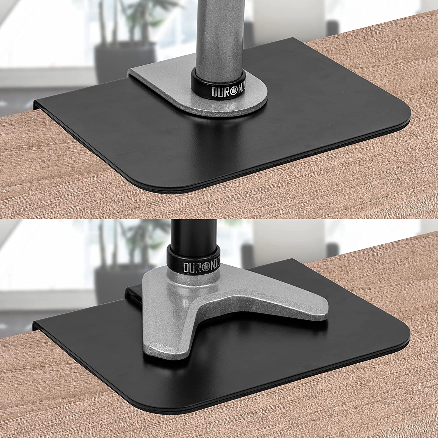 Duronic DMSC1 Tischkantenschutz für Monitorarme für verschiedene Monitorhalterungen geeignet