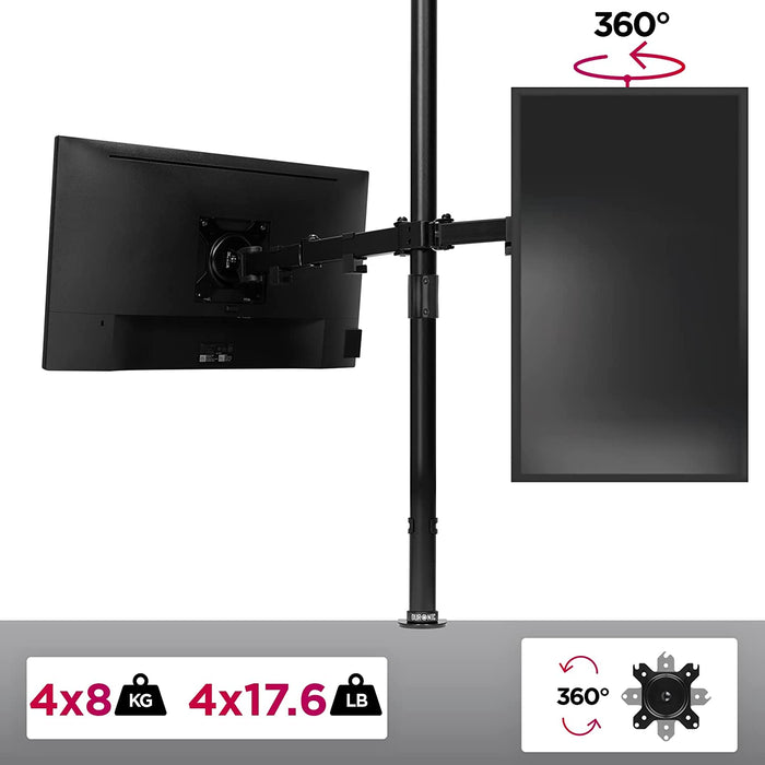 Duronic DMT154 Monitorarm Gewichtskapazität
