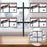 Duronic DMT154 Monitorarm vertikale und horizontale Ausrichtung