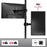 Duronic DMT251X2 Monitorarm Gewichtskapazität