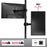 Duronic DMT252VX1 Monitorarm Gewichtskapazität