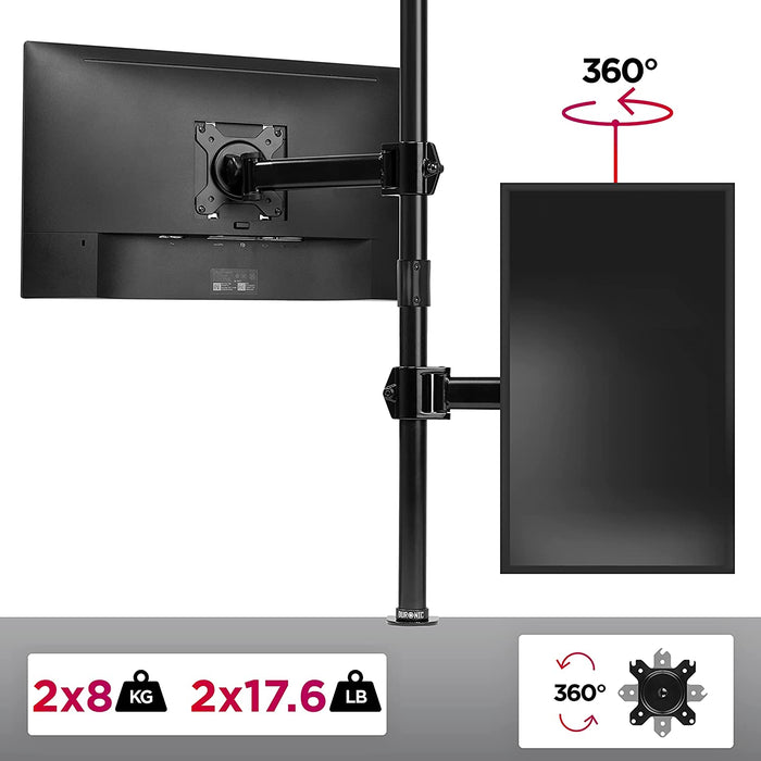 Duronic DMT252VX1 Monitorarm Gewichtskapazität