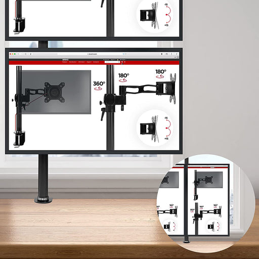 Duronic DMT252VX1 Monitorarm vertikale und horizontale Ausrichtung