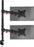 Duronic DMT252VX2 Monitorarm Frontansicht