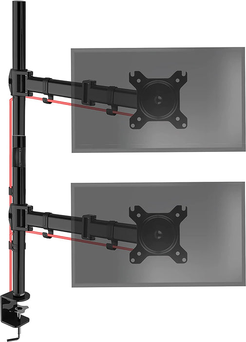Duronic DMT252VX2 Monitorarm Frontansicht