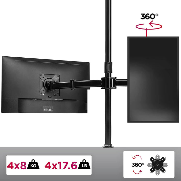 Duronic DMT254 Monitorarm Gewichtskapazität