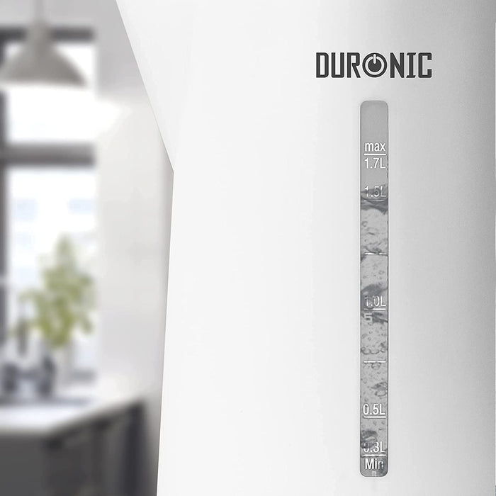 Duronic EK17 WE Wasserkocher Sichtfenster