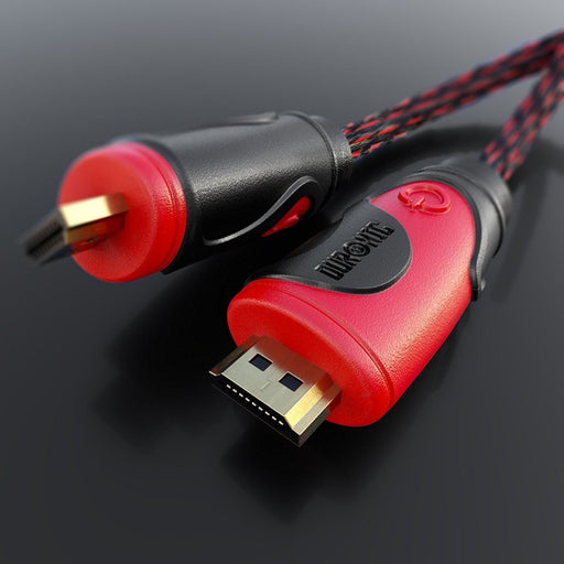 Duronic HDC03/2 HDMI-Kabel Nahaufnahme des Anschlusses