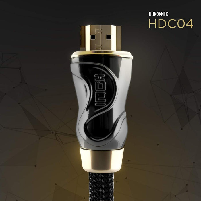 Duronic HDC04/1 HDMI-Kabel vergoldeter Anschluss