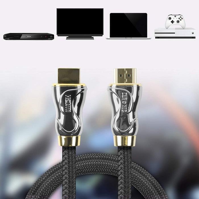 Duronic HDC04/3 HDMI-Kabel ideal für PC Laptop TV Fernseher Spielekonsole DVD und Bluray