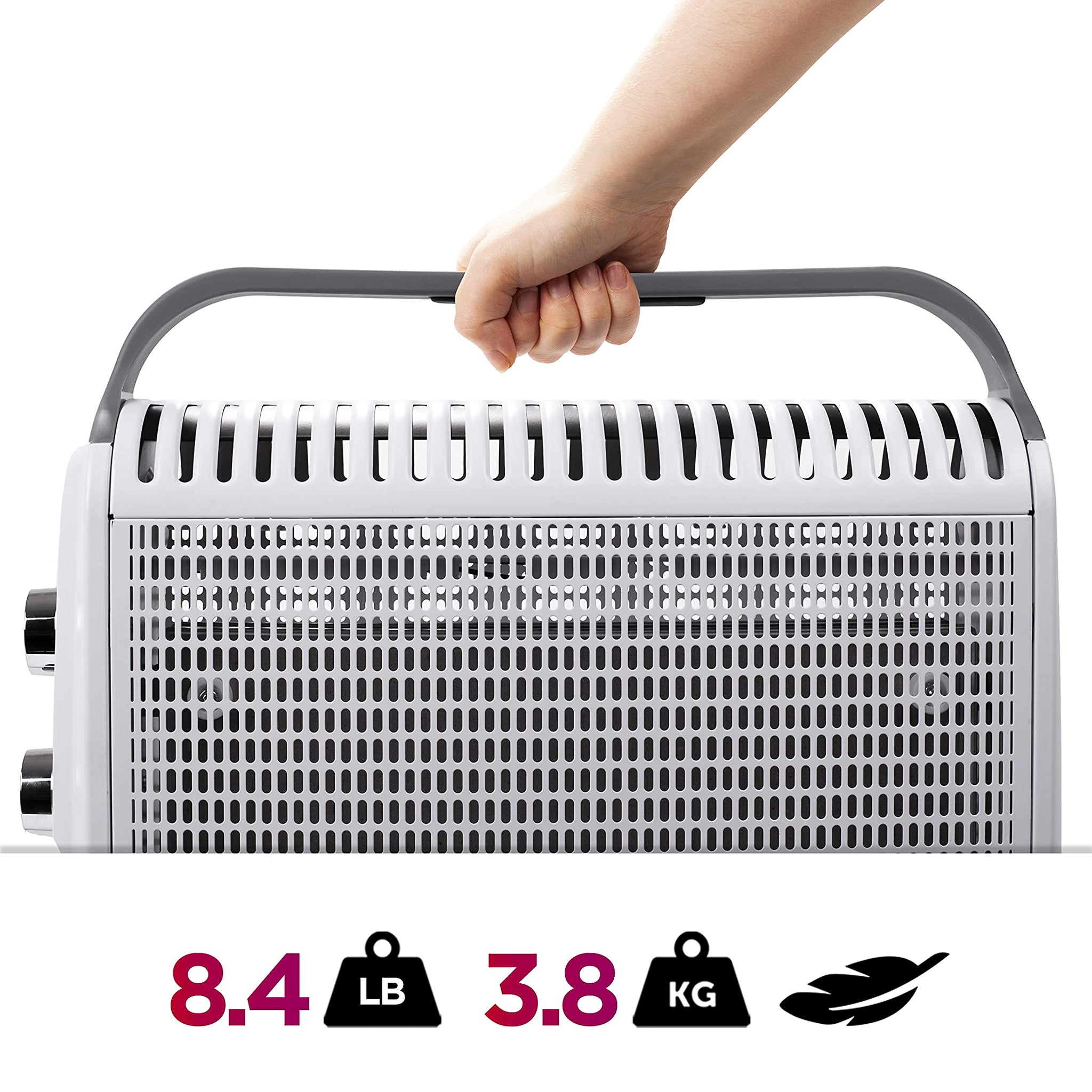 Duronic HV180 WE Heizung 3,8kg Gewicht