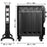 Duronic HV220 BK Heizung Maße