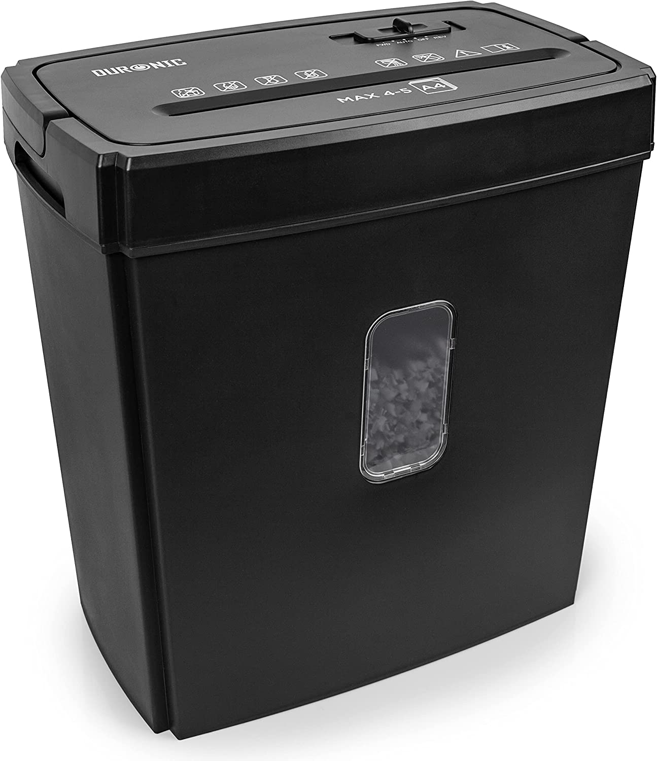 Duronic PS657 Aktenvernichter Frontansicht