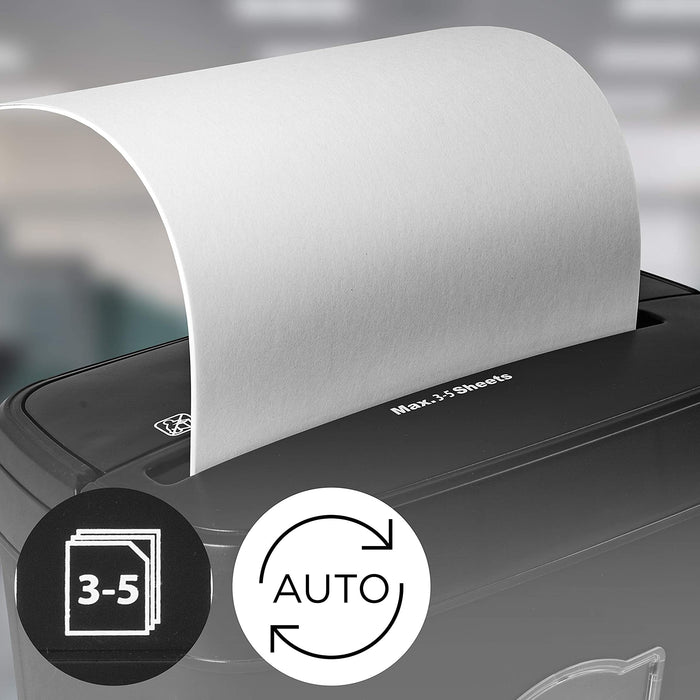 Duronic PS712 Aktenvernichter automatikmodus bis zu 5 A4 Blätter