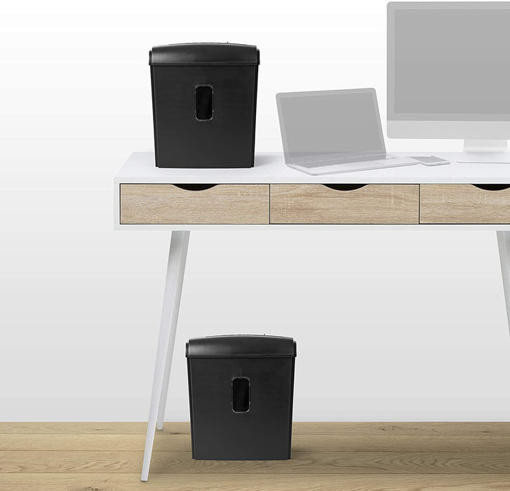 Duronic PS815 Aktenvernichter kompakte Größe für Schreibtisch